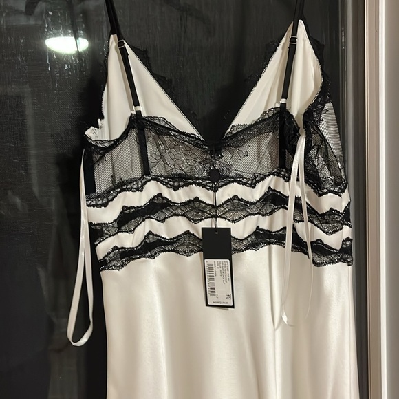 Gianni Bini
x Nastia Liukin Nastia Satin Lace Midi Slip Dress - Picture 3 of 3